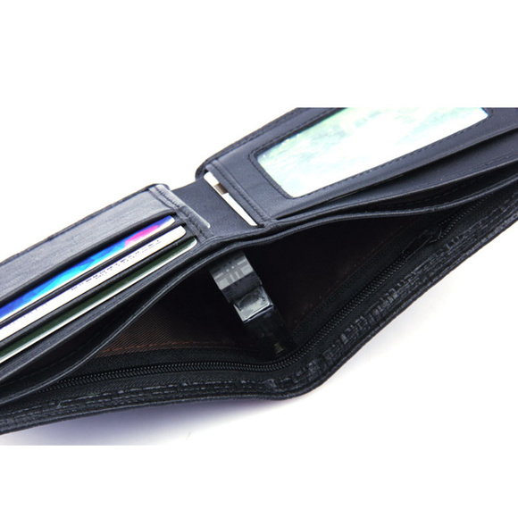 Vintage Men's Wallet Genuine Leather Card Holder - Picture 7 of 8